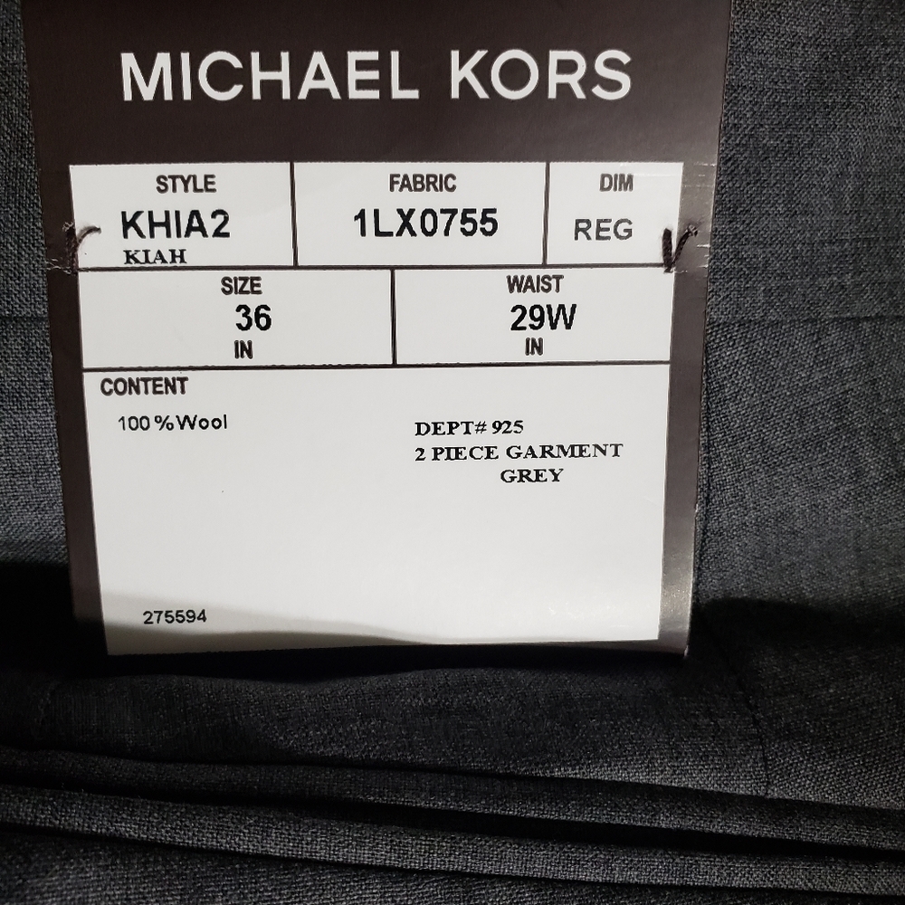 Michael Kors Men's 2Pc Suit - Picture 6 of 6